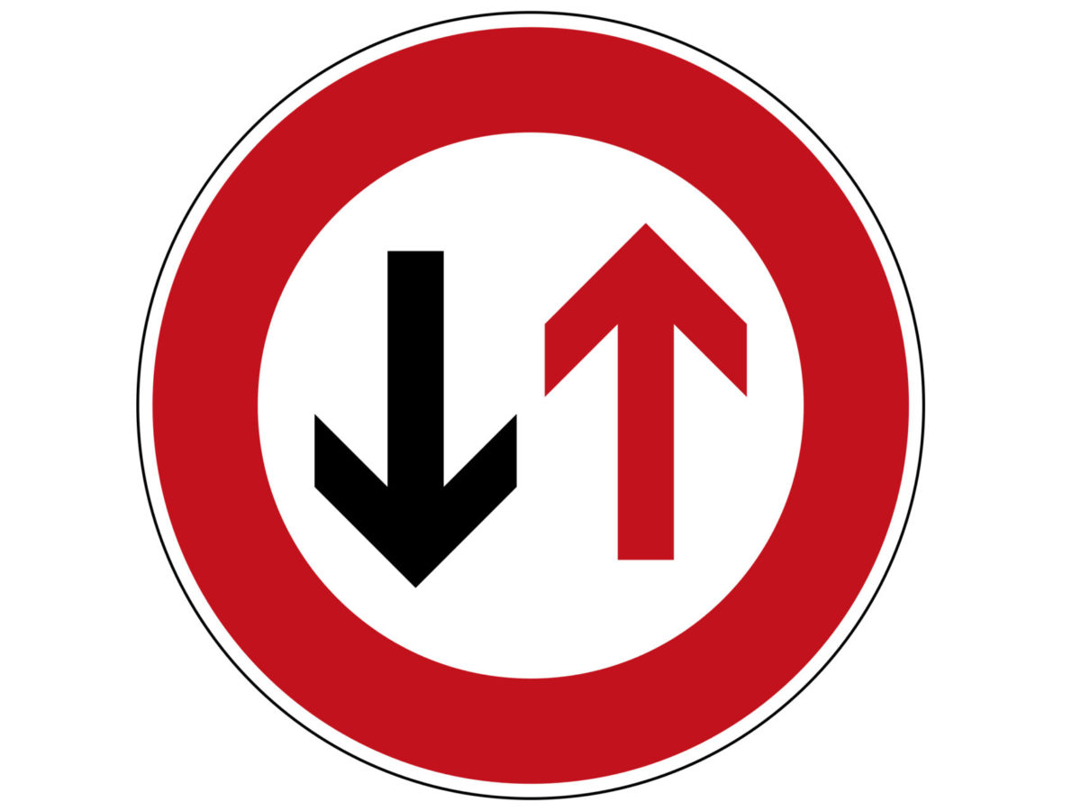 Verkehrszeichen 208 Vorrrang Des Gegenverkehrs Radfahrausbildung Grundschule